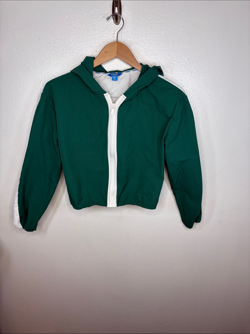 Prince Pickleball Green White Zip Jacket Matching Shorts Women Size XS - Picture 2 of 8